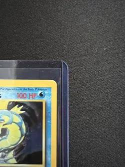 Pokemon Base Set Gyarados Holo Rare Card 6/102 Unlimited Edition - Image 3