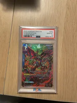 Gundam Card Game - Epyon LR + PSA 10 POP (1) - GD-02 #002 - Image 1