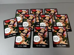 DON!! Card Lot Of 10 OP13 One piece TCG Gol. D. Roger English Holo Foil - Image 2