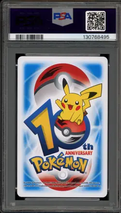 Pokemon 10th Ann. Playing Cards Suicune Blue King of Clubs PSA 9 Mint - Image 2