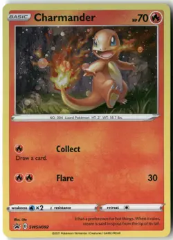 Charmander, Pokemon SWSH: Sword & Shield Promo Cards Promo, SWSH092 NM - Image 1