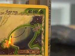 Pokemon TCG Wooper Grass Delta Species Card 71/101 Dragon Frontiers 2006 Holo - Image 3