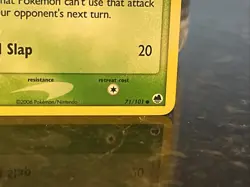 Pokemon TCG Wooper Grass Delta Species Card 71/101 Dragon Frontiers 2006 Holo - Image 5