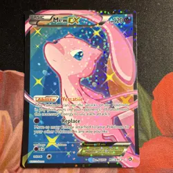 Pokemon Mew EX RC24/RC25 Legendary Treasures Full Art Holo Ultra Rare TCG Card - Image 1