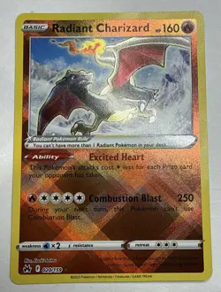 Radiant Charizard 020/159 Crown Zenith Holo Pokemon TCG Card Near Mint - Image 1
