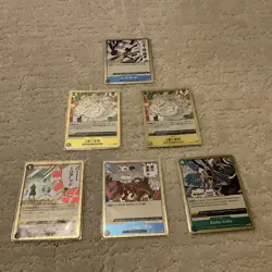 One Piece CCG TCG Cards Rare Holos and Rares All NM Condition - Image 1