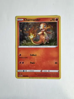 Charmander Sword & Shield Black Star Promo SWSH092 Pokemon Card Raw Holo - Image 1