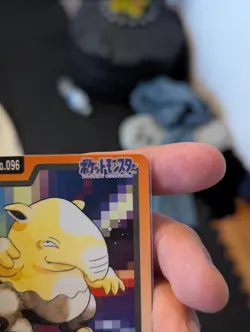 Pokemon Card Drowzee File No.96 Bandai Pocket Monsters 1997 Japan - Image 2