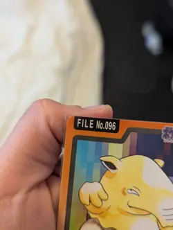 Pokemon Card Drowzee File No.96 Bandai Pocket Monsters 1997 Japan - Image 3