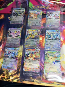 Prismatic Evolutions Surprise Box Stamped Promo Cards Sealed 9/9 Complete Set - Image 1