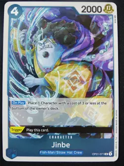 Jinbe OP01-071 R Foil - One Piece Card #9Y - Image 1
