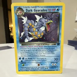 Pokemon Dark Gyarados Team Rocket Holo Rare 8/82 70 HP English TCG Card - Image 1