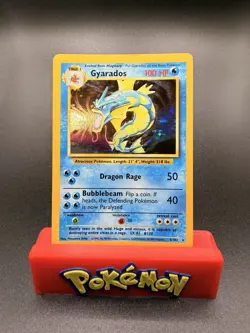 Gyarados - 6/102 - Pokemon Base Set Unlimited Holo Rare Card WOTC NM/LP - Image 1