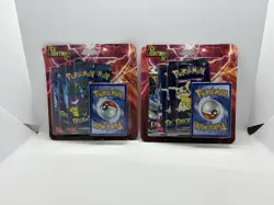 Pokemon TCG Lightning Set Booster Packs Trick Or Trade Bonus Card - lot of 2 97712544540 - Image 1