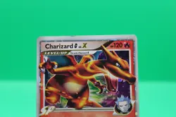 Pokemon Card Charizard G LV.X DP45 Black Star Promo Holo MP Played - Image 2