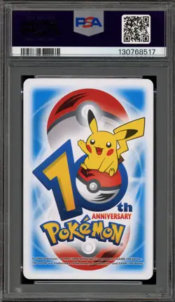 Pokemon 10th Ann. Playing Cards Blaziken Blue Queen of Clubs PSA 8 - Image 2