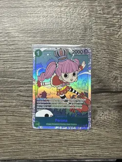 One Piece CCG Legacy of the Master Perona Card OP12-034 SR English Edition. NM. - Image 1