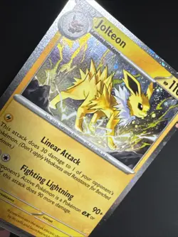 Pokemon - Jolteon Cosmos Holo - SVP169 - Black Star Promo Card W/ Swirl NM - Image 4