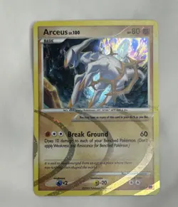 Arceus AR8 Arceus Holo Pokemon Card Fighting Type - Image 3