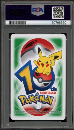 Pokemon 10th Ann. Playing Cards Fearow/Spearow Green 2 of Spades PSA 9 Mint - Image 2