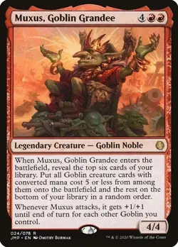 1x NM Muxus, Goblin Grandee - Jumpstart [MTG] pack fresh - Image 1