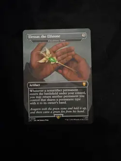 1x Elessar, the Elfstone (Cloudstone Curio) (349) ~~ Borderless - Foil NM-Mint, - Image 1