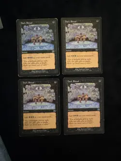 Dark Ritual x4 MTG Mercadian Masques 4x Magic MP/HP - Image 1