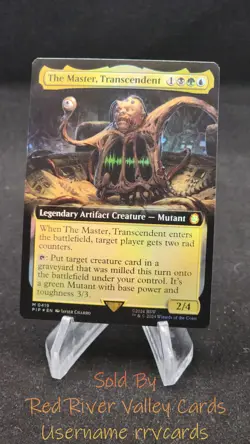 1x The Master, Transcendent Extended Art FOIL - Universes Beyond: Fallout - #419 - Image 1