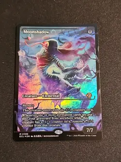 Moonshadow (0386) (Borderless Foil) - Lorwyn Eclipsed NM Condition MTG - Image 1
