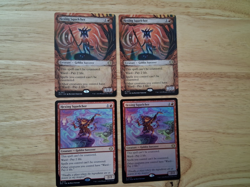 Mtg Hexing Squelcher x4 (2 Showcase) IN HAND LOOK!!! - Image 1