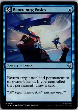 Boomerang Basics U Avatar: The Last Airbender 46 NM Foil Magic - Image 1