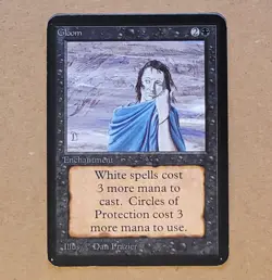 MTG - Magic the Gathering - Alpha Gloom - LP - Image 1