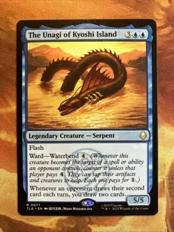 MTG The Unagi of Kyoshi Island Avatar: The Last Airbender Blue Rare Near-Mint!! - Image 1