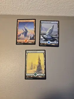 MTG 41x Snow-covered Lands Lot Includes Ice Age And Foils - Image 3