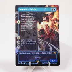 Summon: Valefor Borderless Foil 197 Final Fantasy FIC MTG NM See Video - Image 1