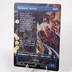 Summon: Valefor Borderless Foil 197 Final Fantasy FIC MTG NM See Video - Image 3