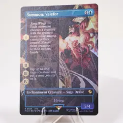Summon: Valefor Borderless Foil 197 Final Fantasy FIC MTG NM See Video - Image 4