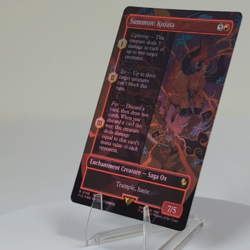 Summon: Kujata Borderless Foil 199 Final Fantasy FIC MTG NM See Video - Image 2