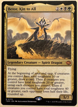 MTG Betor Kin to All #172 Tarkir Dragonstorm Mythic Rare NM Non-Foil - Image 1