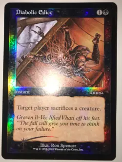 Diabolic Edict Arena Promos Foil MTG - Image 1
