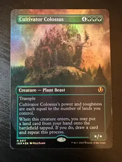 Cultivator Colossus (Borderless) Innistrad Remastered Foil LP/MP - Image 1