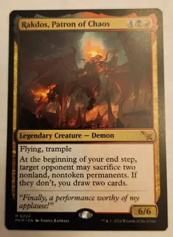 Rakdos, Patron of Chaos MKM #224 Mythic Regular NM+ - Image 1