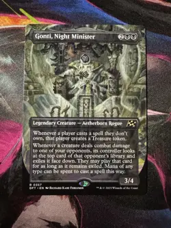 1x Gonti, Night Minister (Borderless) - Aetherdrift - NM - MTG - Image 1