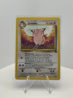 Pokemon TCG Clefable Jungle Unlimited Non-Holo Card 17/64 - Image 1