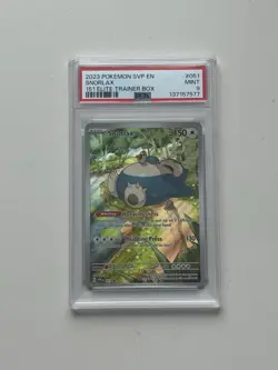 2023 POKEMON SVP EN-SV BLACK STAR PROMO 151 ELITE TRAINER BOX #051 SNORLAX PSA 9 - Image 1