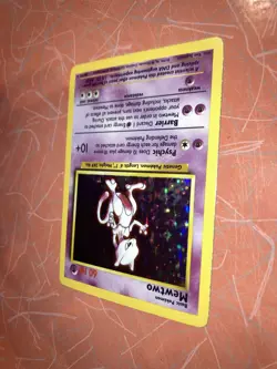 MEWTWO Pokemon Card 10/102 WoTC 1999 HOLO TCG Original Vintage RARE Base - Image 3