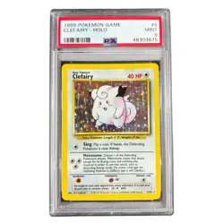 ✨ 1999 Pokemon Base Set Clefairy Holo #5 PSA 9 MINT WOTC Vintage - NO RESERVE - Image 1