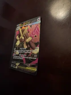 Pokemon ERROR Card - Mega Lopunny EX 115/094 - Miscut - Phantasmal Flames - Image 3