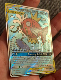Pokemon Magikarp & Wailord GX 161/181 Alternate Full Art Tag Team NM/MT See Pics - Image 5