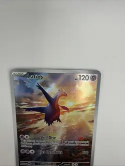 Pokemon Latios 203/191 Surging Sparks Holo Illustration Rare - Image 5